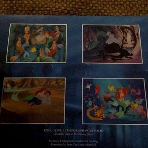 The Little Mermaid poster set, still in original package and never used.